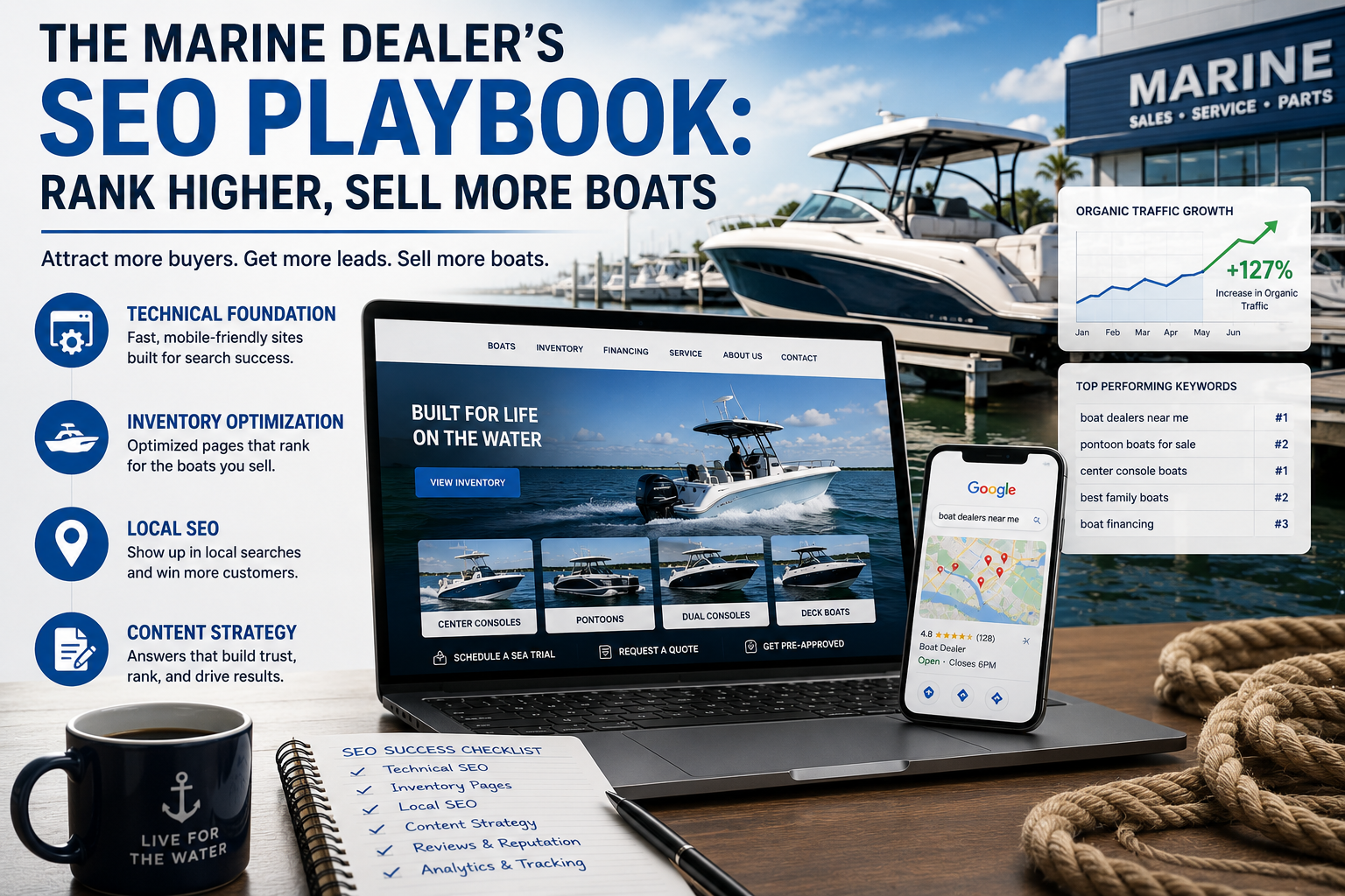 Marine Dealership SEO